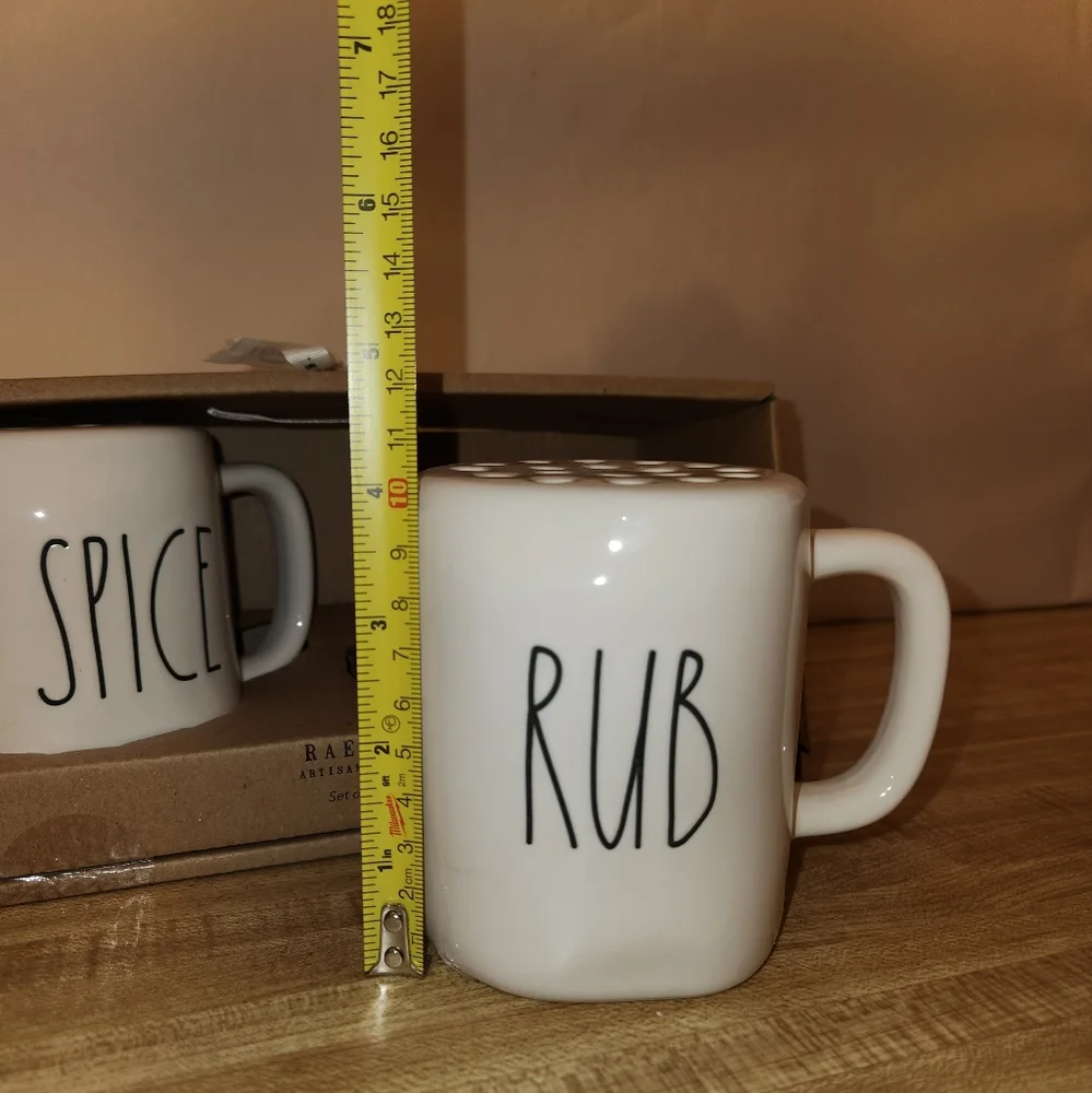 Rae Dunn by Magenta Spice & Rub Ceramic Shakers Set